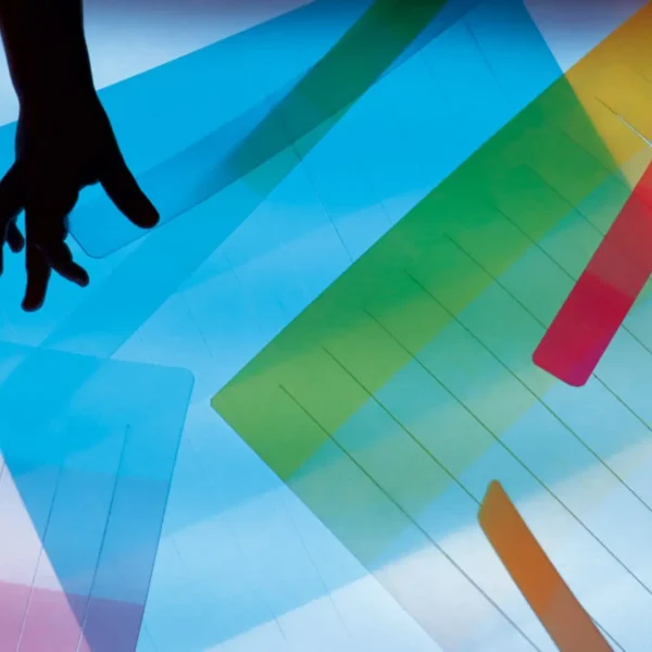 Set za tkanje s bojama u gradaciji